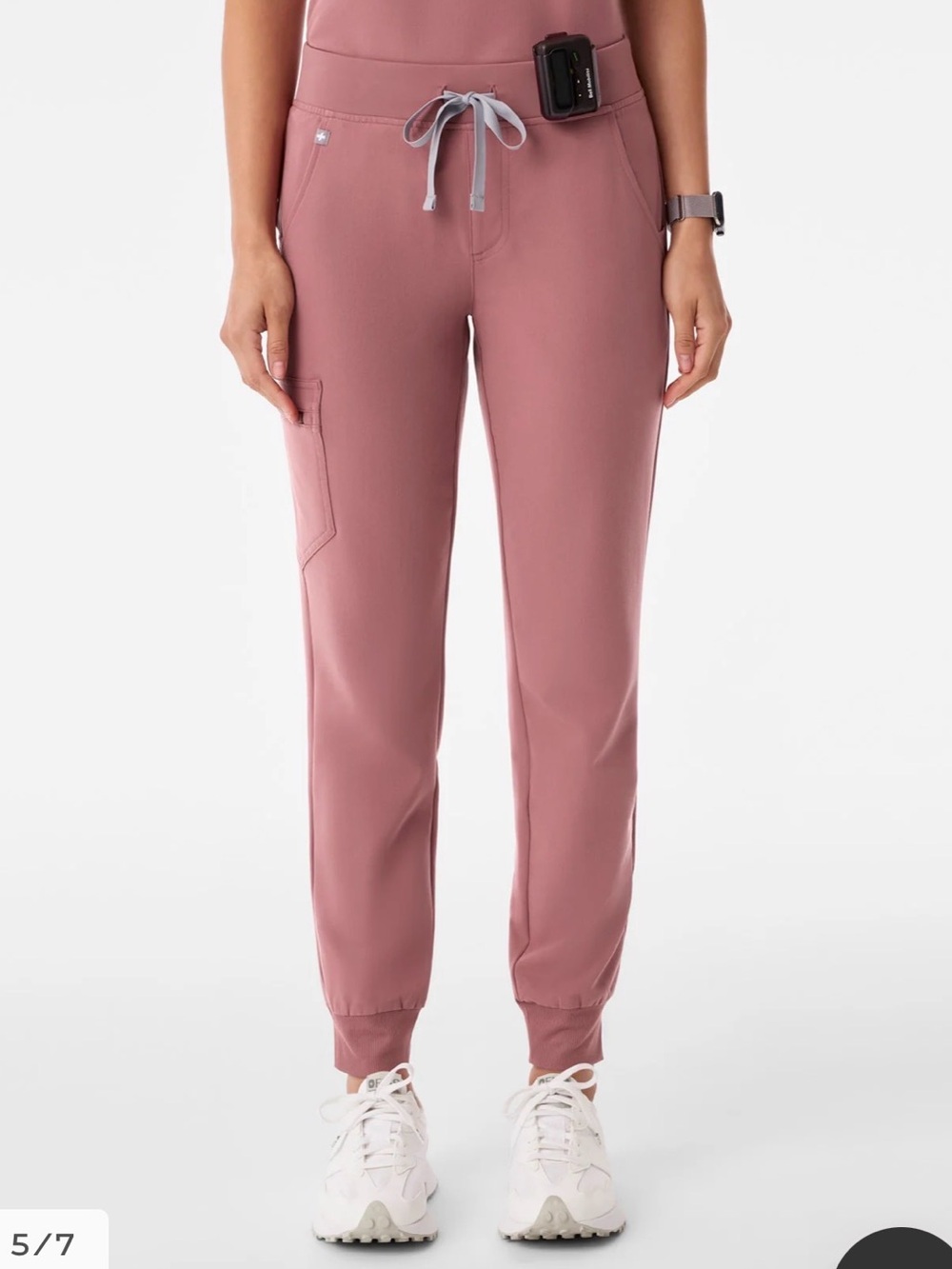 women's Mauve Zamora™ High Waisted - Tall Jogger Scrub Pants - S - Tall* / Mauve